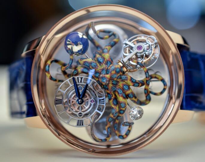 Jacob & Co Replica watch Grand Complication Masterpieces Astronomia Octopus AT120.40.OU.SD.B